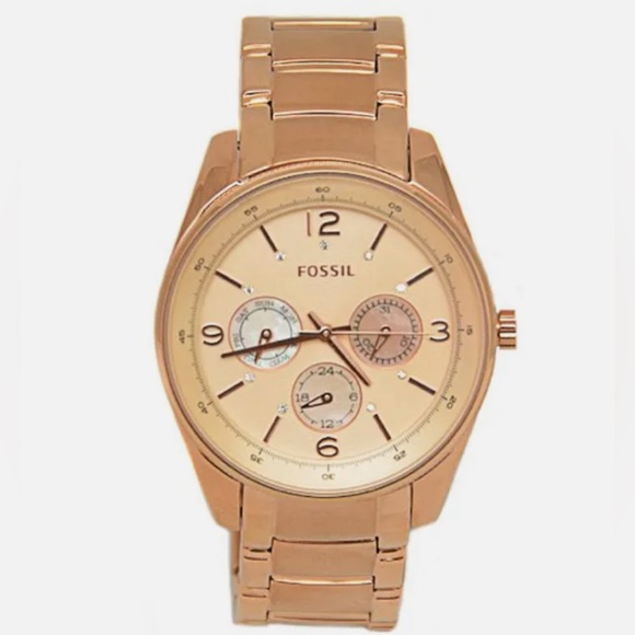 Fossil Jewelry - Fossil Rose Gold Womens Watch